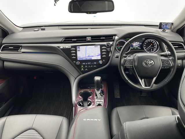 トヨタ カムリ WS 千葉県 2021(令3)年 2.9万km アティチュードブラックマイカ トヨタコネクトナビ/　CD/DVD/Bluetooth/フルセグTV/　Apple car play/Android Auto/トヨタセーフティセンス/レーダークルーズコントロール/レーンキープアシスト/衝突軽減ブレーキ/クリアランスソナー/ブラインドスポットモニター/先行車発進警報/ロードサインアシスト/電動パーキング/オートホールド/オートハイビーム/ハーフレザーシート/ビルトインETC２．０/後方ドラレコ/LEDライト/フォグランプ/パドルシフト/フロアマット/ドアバイザー