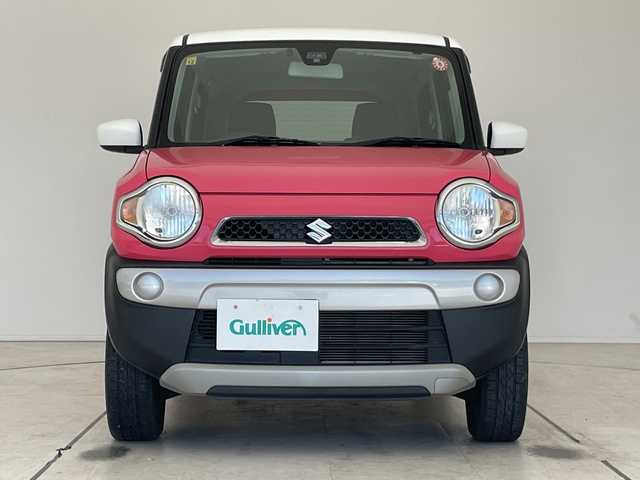 スズキ ハスラー G 愛知県 2014(平26)年 4.5万km キャンディピンクメタリック/ホワイト2トーンルーフ 純正ナビ/オートライト/ＥＴＣ/シートヒーター/衝突軽減システム/ワンセグ/ＣＤ/Bluetooth/スマートキー/プッシュスタート