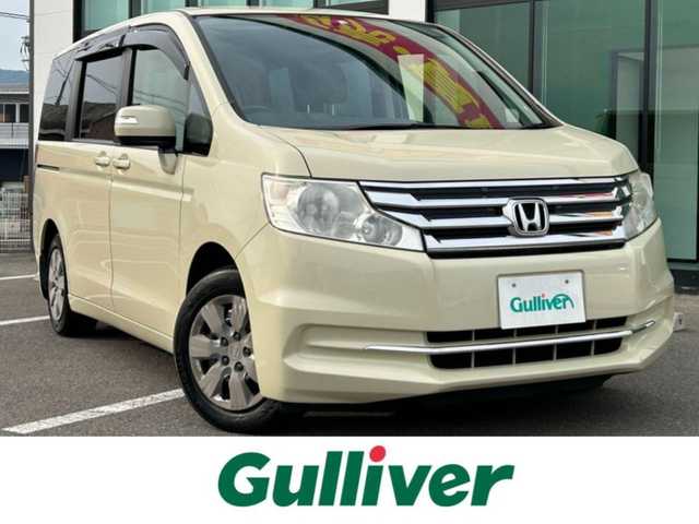 ホンダ ステップワゴン G Eセレクション 和歌山県 2014(平26)年 11.4万km ヒダマリアイボリーパール 社外ナビ/フルセグ/Bluetooth/バックカメラ/クルーズコントロール/横滑り防止/アイドリングストップ/片側パワースライドドア/ETC/電動格納ミラー/ウインカーミラー/ステアリングリモコン/スマートキー/ドアバイザー/純正マット/ECON