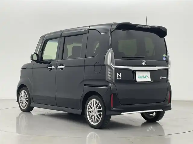 ホンダ Ｎ ＢＯＸ カスタム L ターボ 熊本県 2021(令3)年 3.9万km クリスタルブラックパール 純正８インチナビ　/バックカメラ　/両側パワースライドドア　/ＥＴＣ　/レーダークルーズコントロール/衝突軽減ブレーキ　/レーンキープアシスト　/パドルシフト/横滑り防止　/前席シートヒーター/オートライト　/ＬＥＤヘッドライト　/フォグライト　/スマートキー　/プッシュスタート/スペアキー1本