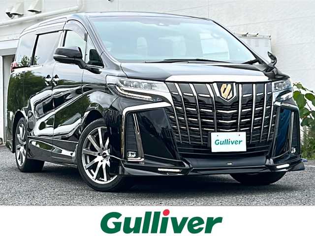 トヨタ アルファード S タイプゴールドⅡ 千葉県 2021(令3)年 1.8万km ブラック ＴＲＤエアロ　ＴＲＤ１９インチＡＷ　ナビ　バックカメラ　両側パワースライドドア　電動リアドア　クルコン　ＥＴＣ　フルセグ　Ｂｔ　ＤＶＤ　オートライト　ＬＥＤライト　ソナー　セーフティセンス スマートキ