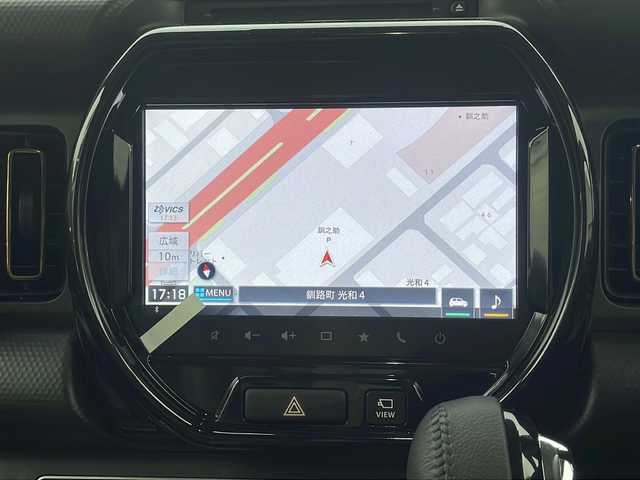 スズキ ハスラー HYBRID X ターボ 道東・釧路十勝 2024(令6)年 0.1万km ピュアホワイトP 4WD/純正9インチナビ /　(AM/FM/CD/BT)/フルセグTV/全方位カメラ/デュアルカメラブレーキサポート/レーダークルーズコントロール/後コーナーセンサー/レーンキープアシスト/前席シートヒーター/パドルシフト/ダウンヒルアシストコントロール/横滑り防止装置/アイドリングストップ/ステアリングスイッチ/LEDヘッドライト/オートライト/スマートキー
