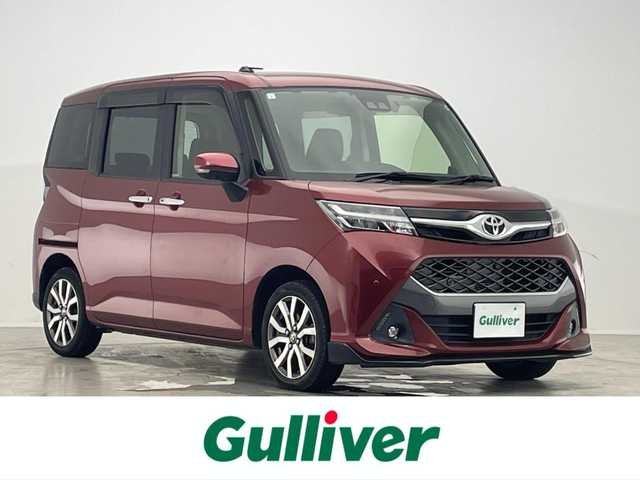 トヨタ タンク カスタムG－T 滋賀県 2019(平31)年 5.7万km ホワイトパールクリスタルシャイン 禁煙車/純正9インチナビ(CD/DVD/フルセグ/Bluetooth)/前席シートヒーター/全方位カメラ/クルーズコントロール/LEDヘッドライト/前方ドライブレコーダー/ETC/オートライト/オートハイビーム/両側パワースライドドア/コーナーセンサー/アイドリングストップ/ステアリングリモコン/純正フロアマット/ドアバイザー/プッシュスタート/スマートキー