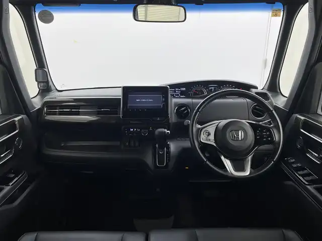 ホンダ Ｎ ＢＯＸ カスタム G L ターボ ホンダセンシング 茨城県 2018(平30)年 4.1万km クリスタルブラックパール 純正ナビ/バックカメラ/フルセグ/衝突被害軽減ブレーキ/車線逸脱抑制装置/レーダークルーズコントロール/オートマチックハイビーム/クリアランスソナー/両側電動スライドドア/ETC/ハーフレザーシート/純正15インチAW/LEDヘッドライト/スマートキー