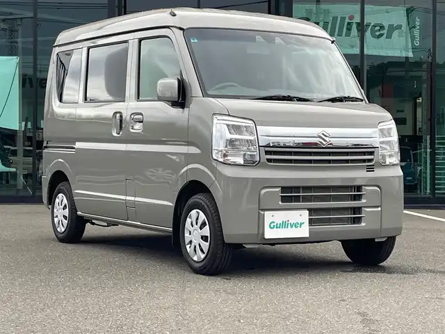 スズキ エブリイ JOIN 鹿児島県 2024(令6)年 0.7万km モスグレーメタリック レーダーブレーキサポート/ハイルーフ/純正オーディオ/両側スライドドア/ボディ同色ドアミラー/リアヒーター/パワーウインドウ/ヘッドレスト別体シート/アームレスト/レーンキーピング/アイドリングストップ/スマートキー