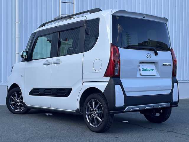 ダイハツ タント ファンクロス 三重県 2022(令4)年 4.8万km シャイニングホワイトパール 純正ナビ/バックカメラ/前席シートヒーター/両側パワースライドドア/ビルトインETC/USB給電ポート/前方ドライブレコーダー/前後コーナーセンサー/ルーフレール/純正フロアマット/電子パーキング/レーダークルーズコントロール/オートハイビーム/電動格納ミラー/禁煙車