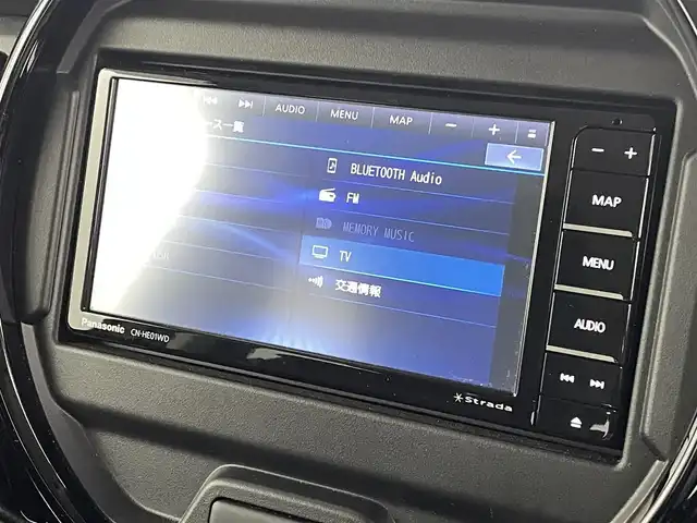 スズキ ハスラー HYBRID X 熊本県 2023(令5)年 6.3万km ブルーイッシュブラックパール3 ワンオーナー　/社外ナビ（ＣＤ・ＤＶＤ・フルセグ・ＢＴ・ＳＤ・ＵＳＢ）/バックカメラ　/レーンキープアシスト/ビルトインＥＴＣ　/後ろのみクリアランスソナー　/前席シートヒーター　/衝突軽減ブレーキ　/レーンキープアシスト　/横滑り防止/アイドリングストップ/純正フロアマット/純正１５インチAW/オートライト/LEDヘッドライト/フォグライト/スマートキー/プッシュスタート