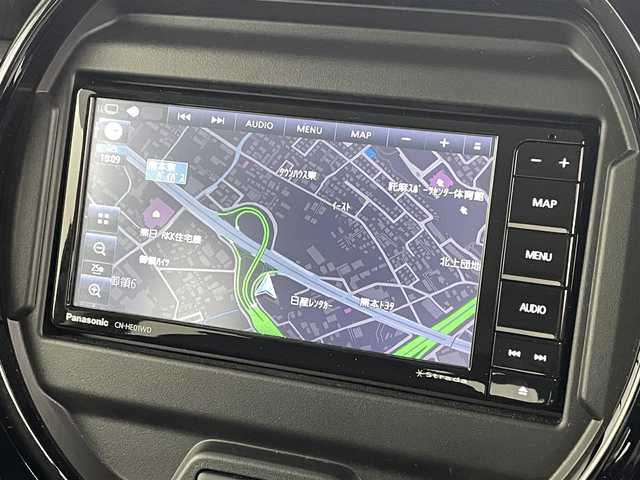 スズキ ハスラー HYBRID X 熊本県 2023(令5)年 6.3万km ブルーイッシュブラックパール3 ワンオーナー　/社外ナビ（ＣＤ・ＤＶＤ・フルセグ・ＢＴ・ＳＤ・ＵＳＢ）/バックカメラ　/レーンキープアシスト/ビルトインＥＴＣ　/後ろのみクリアランスソナー　/前席シートヒーター　/衝突軽減ブレーキ　/レーンキープアシスト　/横滑り防止/アイドリングストップ/純正フロアマット/純正１５インチAW/オートライト/LEDヘッドライト/フォグライト/スマートキー/プッシュスタート