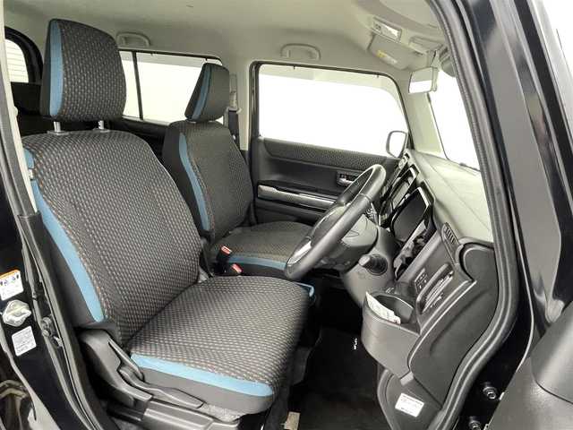 スズキ ハスラー HYBRID X 熊本県 2023(令5)年 6.3万km ブルーイッシュブラックパール3 ワンオーナー　/社外ナビ（ＣＤ・ＤＶＤ・フルセグ・ＢＴ・ＳＤ・ＵＳＢ）/バックカメラ　/レーンキープアシスト/ビルトインＥＴＣ　/後ろのみクリアランスソナー　/前席シートヒーター　/衝突軽減ブレーキ　/レーンキープアシスト　/横滑り防止/アイドリングストップ/純正フロアマット/純正１５インチAW/オートライト/LEDヘッドライト/フォグライト/スマートキー/プッシュスタート