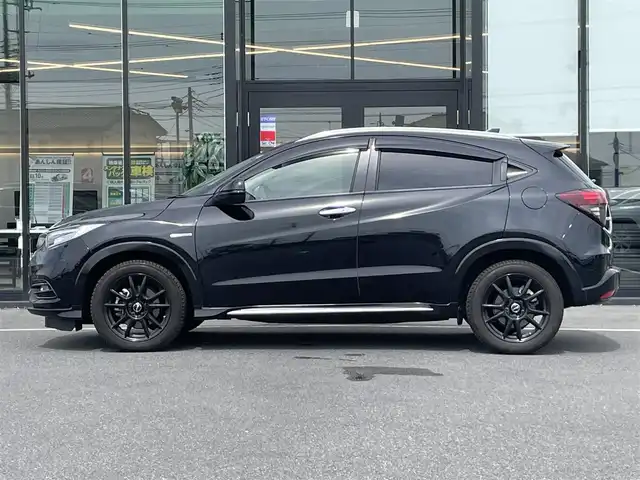 ホンダ ヴェゼル ハイブリッド Z ホンダセンシング 茨城県 2019(平31)年 6.5万km クリスタルブラックパール 純正ナビ/【DISC・ラジオ・TV・SD・BT】/シートヒーター/パドルシフト/レーダークルコン/ETC/Bカメラ/前方ドラレコ/ブレーキホールド/BSM/ルーフレール/ステリモ/オートライト/Fフォグ/LEDライト/純正フロアマット/社外アルミホイール