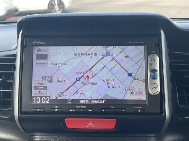 ホンダ Ｎ ＢＯＸ G SSパッケージ 埼玉県 2014(平26)年 7万km スマートブラック (株)IDOMが運営する【じしゃロン川越店】の自社ローン専用車両になります。こちらは現金またはオートローンご利用時の価格です。自社ローンご希望の方は別途その旨お申付け下さい/純正メモリーナビ　VXM-155VSi/ワンセグ/Bluetooth/CD/DVD/AM/FM/ETC/両側パワースライドドア/純正１４インチアルミホイール/シティブレーキアクティブシステム/HID/ステアリングリモコン/ドアバイザー/ウインカーミラー/W＆サイド＆カーテンエアバッグ