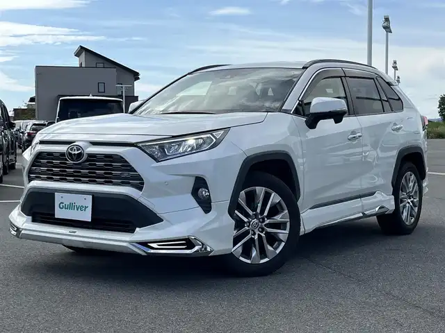 トヨタ ＲＡＶ４ G Zパッケージ 奈良県 2020(令2)年 3.1万km ホワイトパールクリスタルシャイン モデリスタエアロ/純正7インチナビ（NSZT-W68T）/（フルセグ／ＢＴ／ＣＤ／ＤＶＤ）/レーダークルーズコントロール/バックカメラ/ブラインドスポットモニター/前後コーナーセンサー/プリクラッシュセーフティ/レーンキープアシスト/電動リアゲート/運転席メモリー付きパワーシート/前席シートヒーター/ステアイングヒーター/デジタルインナーミラー/前後ドライブレコーダー/ＥＴＣ/純正19インチＡＷ