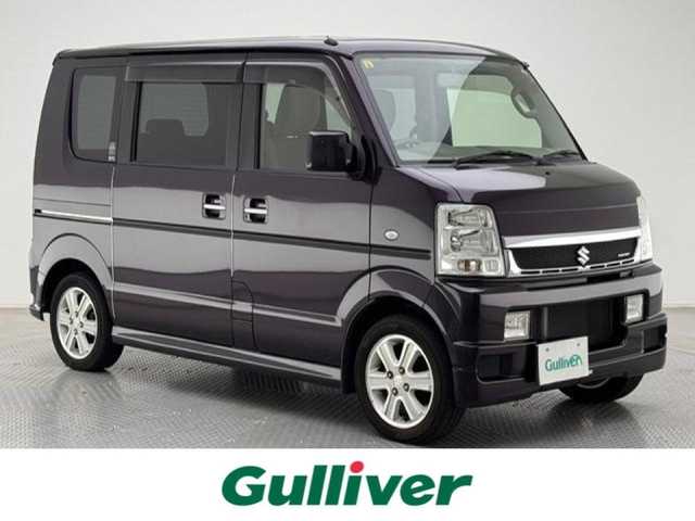 スズキ エブリィ ワゴン PZターボ スペシャル 兵庫県 2012(平24)年 7.9万km ミステリアスバイオレットパール 社外メモリナビ/フルセグ CD DVD BT MSV/両側パワースライドドア/オートステップ/HIDヘッドライト/フォグライト/ETC/純正フロアマット/純正ドアバイザー/リモコンキー