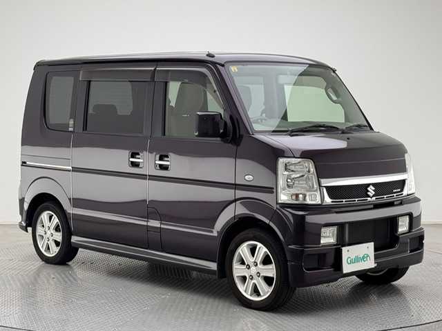 スズキ エブリィ ワゴン PZターボ スペシャル 兵庫県 2012(平24)年 7.9万km ミステリアスバイオレットパール 社外メモリナビ/フルセグ CD DVD BT MSV/両側パワースライドドア/オートステップ/HIDヘッドライト/フォグライト/ETC/純正フロアマット/純正ドアバイザー/リモコンキー