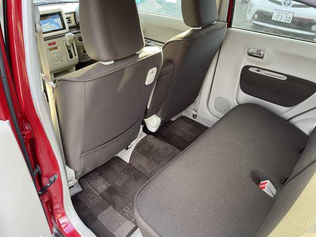 スズキ ラパン F リミテッド 島根県 2017(平29)年 4.1万km フェニックスレッドパール メーカーナビゲーション/フルセグ BT CD/レーダーブレーキサポート/全方位カメラ/D席シートヒーター/純正前方ドライブレコーダー/ビルトインETC/アイドリングストップ/AUTOライト/電動格納ミラー/ウィンカーミラー/純正ドアバイザー/純正14インチアルミホイール/ISOFIX/シートリフター/革巻きステアリング/ステアリングリモコン