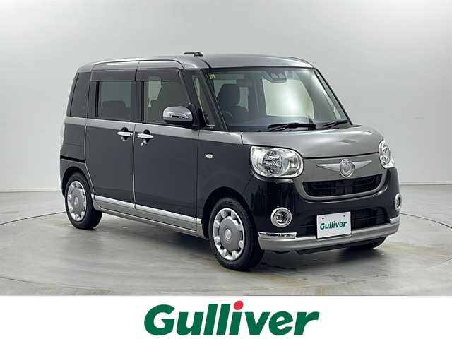 ダイハツ ムーヴ キャンバス X ブラックインテリア リミテッド SAⅢ 栃木県 2020(令2)年 3.3万km スムースグレーマイカメタリック/ブラックマイカメタリック 2トーン 純正7インチメモリーナビ/　フルセグTV/Bluetooth/SD/USB/全周囲カメラ/バックカメラ/両側パワースライドドア/ドライブレコーダー/ETC/オートマチックハイビーム/AUTOエアコン/純正フロアマット/純正ドアバイザー/社外AWサマータイヤ積載/スペアキー（スマート1本）/保証書/取扱説明書