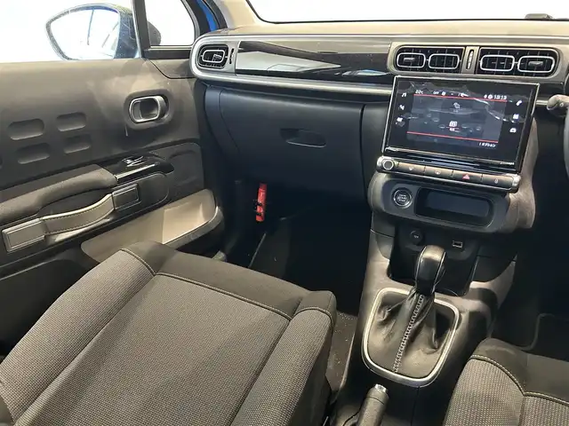 シトロエン Ｃ３ シャイン 福岡県 2019(令1)年 9.1万km 青 ガラスルーフ　/純正ディスプレイオーディオ　/ＡｐｐｌｅＣａｒＰｌａｙ　/クルコン　/ＢＳＭ　/ＥＴＣ　/純正１６インチＡＷ