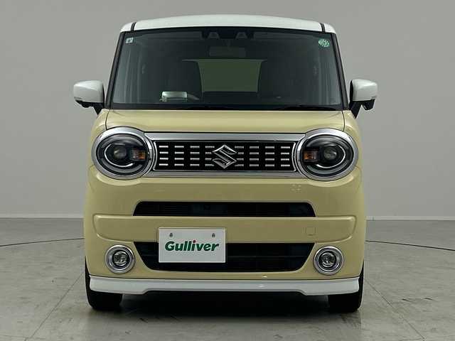 スズキ ワゴンＲ スマイル HYBRID X 茨城県 2021(令3)年 4.7万km シフォンアイボリーメタリック 純正９型ナビ　パノラミックビューモニター　フルセグＴＶ　シートヒーター　両側電動スライドドア　衝突軽減ブレーキ　クルコン　ヘッドアップディスプレイ　ＬＥＤライト　オートライト　スマートキ―　禁煙車