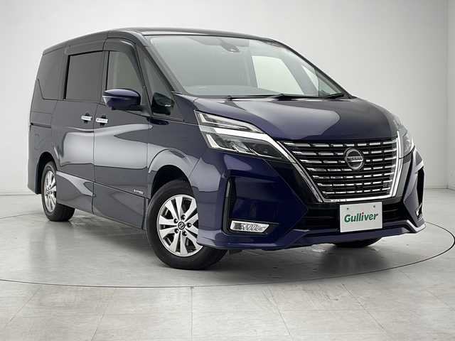 日産 セレナ ハイウェイスター V 千葉県 2019(令1)年 7.9万km アズライトブルー 社外フリップダウンモニター/全方位カメラ/レーダークルーズコントロール/レーンキープアシスト/衝突軽減ブレーキ/コーナーセンサー前後/社外メモリナビ（AVIC-RZ06）/　Bluetooth/CD/DVD/フルセグTV/社外ETC/社外ドライブレコーダー前後/両側パワースライドドア/LEDヘッドライト/オートライト/純正エンジンスターター/スタッドレスタイヤ車載/純正15インチアルミホイール