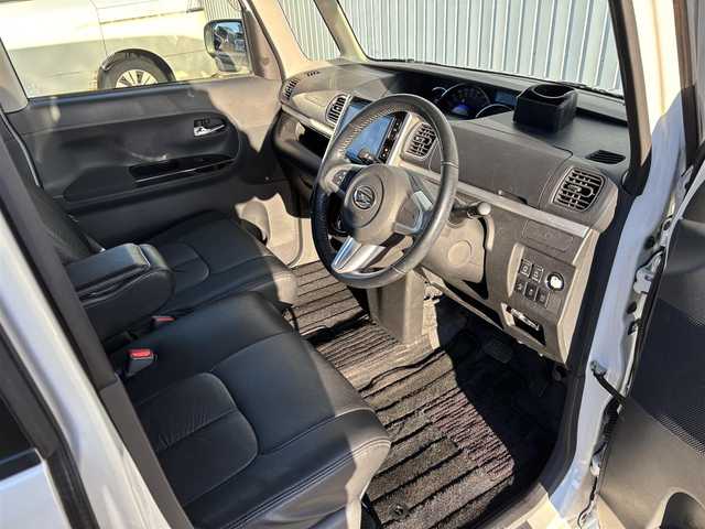 ダイハツ タント カスタム RS SA 滋賀県 2014(平26)年 9万km パールホワイトⅢ 純正8型ナビ/・Bluetooth/・フルセグ/・CD/DVD/バックカメラ/後席モニター/革巻きステアリング/ステアリングリモコン/ETC/両側パワースライドドア/LEDヘッドライト/フォグライト/シートリフター/電動格納ミラー/スマートキー