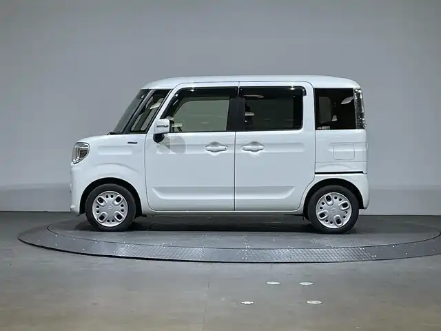 スズキ スペーシア HYBRID X 愛媛県 2020(令2)年 2.3万km ピュアホワイトP 純正８インチナビ/（フルセグＴＶ／ＢＴ／ＣＤ／ＤＶＤ）/両側パワースライドドア　/ＬＥＤライト　/デュアルブレーキカメラ/ウインカーミラー　/Ｄ席シートヒーター　/前方ドラレコ　/バックカメラ　/ＥＴＣ