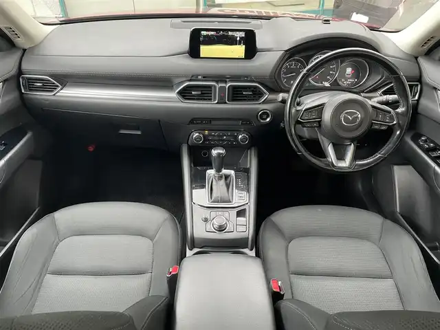 マツダ ＣＸ－５ 25S プロアクティブ 青森県 2017(平29)年 8.7万km ソウルレッドクリスタルM 4WD/ワンオーナー /純正メーカーナビ/[FM/AM/CD/DVD/SD/BT/USB/AUX]/フルセグテレビ/TVキャンセラー有り/バック・サイドカメラ/プリクラッシュセーフティ/レーンキープアシスト/ブラインドスポットモニター/レーダークルーズコントロール/コーナーセンサー/アイドリングストップ/ヘッドアップディスプレイ/D席パワーシート・シートメモリー/DN席シートヒーター/ステアリングヒーター/ステアリングスイッチ/純正エンジンスターター/ETC/LEDヘッドライト/バックフォグ/純正フロアマット/ドアバイザー/電動格納ミラー/保証書/取扱説明書