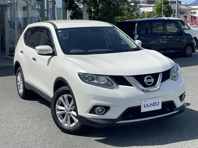 日産 エクストレイル 20X エマージェンシーブレーキ 山梨県 2016(平28)年 8.2万km ブリリアントホワイトパール (株)IDOMが運営する【じしゃロン甲府店】の自社ローン専用車両になります。/こちらは現金またはオートローンご利用時の価格です。自社ローンご希望の方は別途その旨お申付け下さい/衝突軽減システム/スマートキー ２個/純正ナビ・フルセグTV/CD・DVD・BTオーディオ接続可能/バックカメラ/ETC/LEDオートヘッドライト/シートヒーター/保証書・取説書
