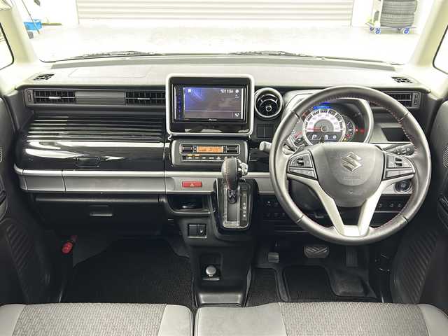 スズキ スペーシア カスタム HYBRID XS ターボ 三重県 2019(平31)年 4.5万km ピュアホワイトP 禁煙車/純正ディスプレイオーディオ/CD/DVD/BT/衝突被害軽減ブレーキ/コーナーセンサー/両側パワースライドドア/バックカメラ/クルーズコントロール/レーンキープアシスト/シートヒーター/パドルシフト/オートハイビーム