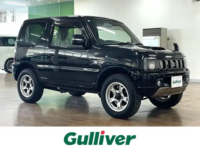 スズキ ジムニー ランドベンチャー 道央・札幌 2015(平27)年 3.2万km ブルーイッシュブラックパール3 4WD/社外SDナビ/・フルセグTV/CD/DVD/BT/SD/グレード専用合皮シート/運転席シートヒーター/ETC/ウインカーミラー/純正フロアマット/純正ドアバイザー/リモコンキー/スペアキー/フォグライト/背面タイヤ/KEELER製16インチAW/ヘッドライトレベライザー/新車時保証書/取扱説明書