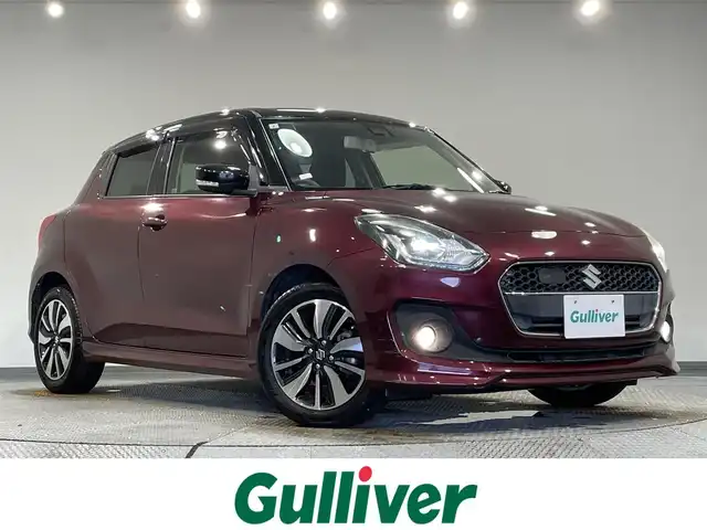 スズキ スイフト XR LTD 愛知県 2019(平31)年 5.8万km ワイン 純正ＳＤナビ（KXM-E503W）/（Bluetooth/フルセグTV/SD/CD・DVD再生/FM/AM)/スズキセーフティサポート　/デュアルセンサーブレーキサポート　/レーダークルーズコントロール/車線逸脱警報　/横滑り防止　/シートヒーター　/ＥＴＣ　/ＬＥＤヘッドライト/フォグランプ　/プッシュスタート/　　-スマートキー/純正フロアマット　/純正１６インチアルミ