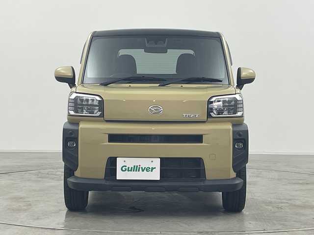 ダイハツ タフト G 群馬県 2021(令3)年 5.7万km サンドベージュメタリック 純正ナビ　バックカメラ　ＥＴＣ　ガラスルーフ　衝突被害軽減ブレーキ レーンアシスト　電動パーキングブレーキ　シートヒーター　ステアリングスイッチ LEDライト LEDフォグ スマートキー 禁煙車