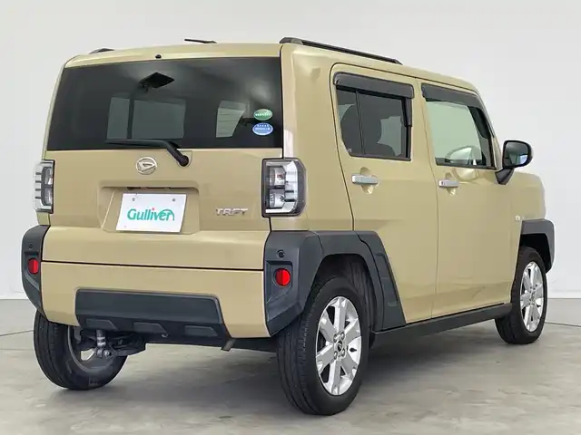 ダイハツ タフト G 新潟県 2021(令3)年 5.7万km サンドベージュメタリック 純正ナビ　/バックカメラ　/ＥＴＣ　/ガラスルーフ　/衝突被害軽減ブレーキ /レーンキープアシスト　/電動パーキングブレーキ　/シートヒーター　/ステアリングスイッチ /LEDライト /LEDフォグ /スマートキー /禁煙車