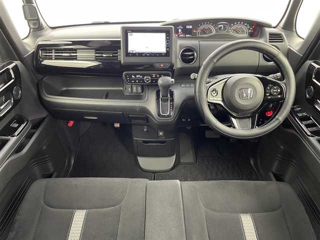 ホンダ Ｎ ＢＯＸ カスタム L 熊本県 2021(令3)年 6.3万km プラチナホワイトパール ワンオーナー　/純正ナビ（ＣＤ・ＤＶＤ・フルセグ・ＢＴ・ＵＳＢ）/バックカメラ　/前後ドライブレコーダー　/レーダークルーズコントロール　/片側パワースライドドア　/前席シートヒーター/後ろのみコーナーセンサー/衝突軽減ブレーキ　/レーンキープアシスト/横滑り防止/アイドリングストップ/純正フロアマット/純正１４インチAW/オートライト/LEDヘッドライト/フォグランプ/スマートキー/プッシュスタート