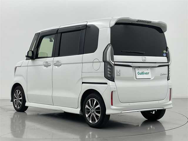 ホンダ Ｎ ＢＯＸ カスタム L 熊本県 2021(令3)年 6.3万km プラチナホワイトパール ワンオーナー　/純正ナビ（ＣＤ・ＤＶＤ・フルセグ・ＢＴ・ＵＳＢ）/バックカメラ　/前後ドライブレコーダー　/レーダークルーズコントロール　/片側パワースライドドア　/前席シートヒーター/後ろのみコーナーセンサー/衝突軽減ブレーキ　/レーンキープアシスト/横滑り防止/アイドリングストップ/純正フロアマット/純正１４インチAW/オートライト/LEDヘッドライト/フォグランプ/スマートキー/プッシュスタート