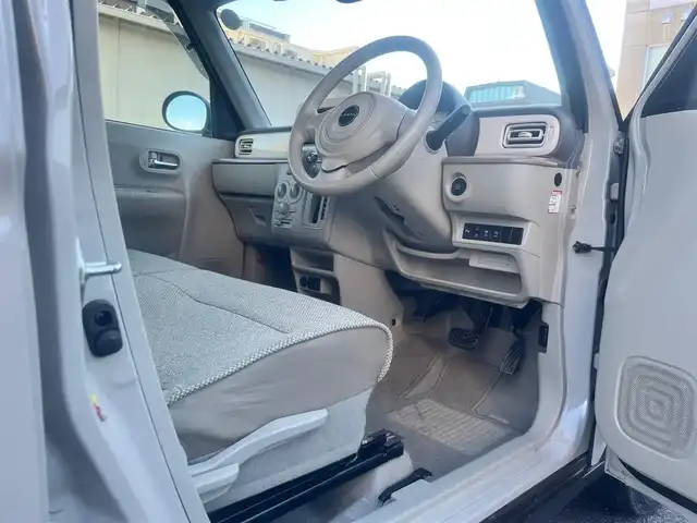スズキ ラパン S 島根県 2019(令1)年 4.1万km フォーンベージュM 純正CDオーディオ　　/運転席シートヒーター　/レーンキープアシスト/衝突軽減システム　/盗難防止装置　/アイドリングストップ　/後方コーナーセンサー　/純正HIDライト　/オートライト/スマートキー/スペアキー/純正フロアマット