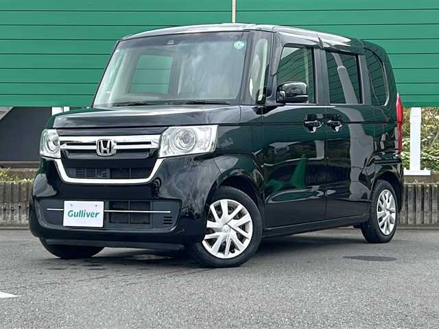 ホンダ Ｎ ＢＯＸ L 茨城県 2021(令3)年 4.3万km クリスタルブラックパール 純正7インチナビ（ＡＭ/FM/CD）/バックカメラ/ETC/ホンダセンシング/片側パワースライドドア/スマートキー/プッシュスタート/前席シートヒーター/LEDヘッドライト/パーキングセンサー/社外フロアマット/スペアキー/横滑り防止装置/レーンキープアシスト/盗難防止装置/衝突被害軽減システム