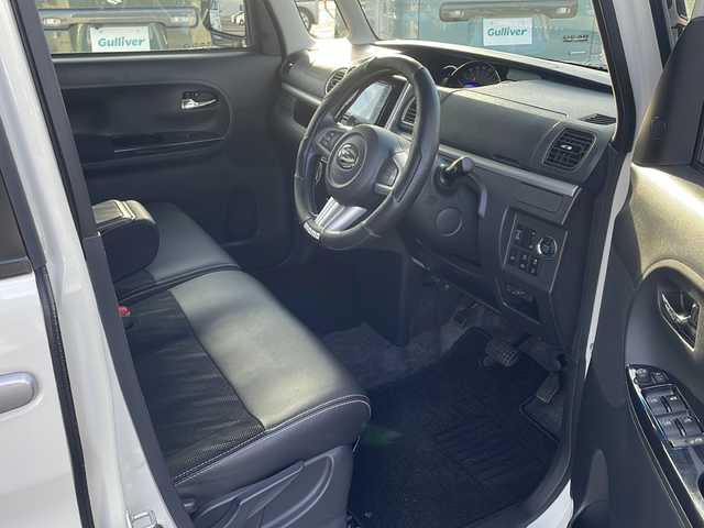 ダイハツ タント カスタム X トップED SA Ⅲ 山口県 2017(平29)年 5.1万km パールホワイトⅢ ワンオーナー/スマートキー×2/社外ナビ【MDV-D504BTW】/フルセグTV/Bluetooth/CD/DVD/バックカメラ/ハーフレザーシート/D席シートヒーター/衝突被害軽減ブレーキ/アイドリングストップ/片側パワースライドドア/フロアマット/ドアバイザー/オートライト/フォグランプ/オートマチックハイビーム/純正14インチアルミホイール/ETC/保証書