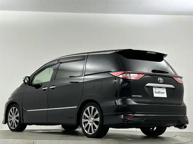 トヨタ エスティマ アエラス プレミアム 埼玉県 2016(平28)年 2.5万km ブラック 純正９型ナビ　モデリスタエアロ　１１型フリップダウンモニター　両側パワースライドドア　Ｂカメラ　ビルトインＥＴＣ　前後ドライブレコーダー　フルセグ　パワーシート　ハーフレザー　純正フロアマット　クルーズコントロール