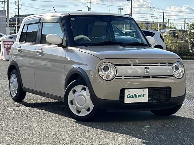 スズキ ラパン S 愛知県 2020(令2)年 3.3万km フォーンベージュメタリック/ホワイト2トーンルーフ 登録時走行距離32642km/社外7インチメモリナビ/（Bluetooth/フルセグTV/DVD）/バックカメラ/リアコーナーセンサー/スズキセーフティー/プリクラッシュセーフティー/誤発進抑制機能/車線逸脱警報/先行車発進告知/ロードサインアシスト/オートマッチハイビーム/アイドリングストップ/前席シートヒーター/純正フロアマット/純正ドアバイザー/取説/保証書/スマートキー/（スペアキー×１）/純正ホイールキャップ