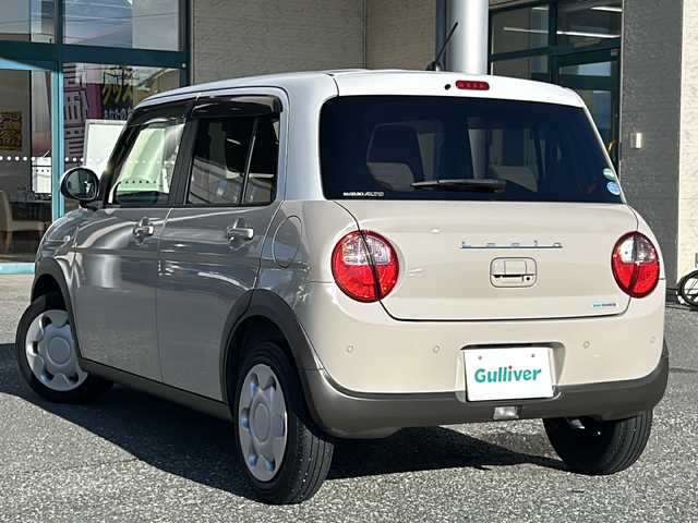 スズキ ラパン S 愛知県 2020(令2)年 3.3万km フォーンベージュメタリック/ホワイト2トーンルーフ 登録時走行距離32642km/社外7インチメモリナビ/（Bluetooth/フルセグTV/DVD）/バックカメラ/リアコーナーセンサー/スズキセーフティー/プリクラッシュセーフティー/誤発進抑制機能/車線逸脱警報/先行車発進告知/ロードサインアシスト/オートマッチハイビーム/アイドリングストップ/前席シートヒーター/純正フロアマット/純正ドアバイザー/取説/保証書/スマートキー/（スペアキー×１）/純正ホイールキャップ