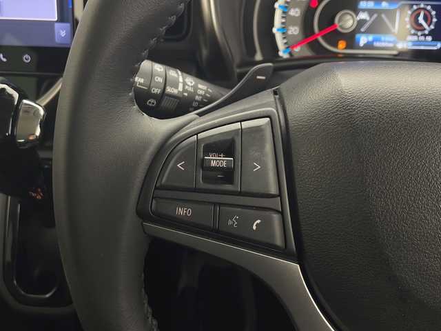 スズキ ハスラー Jスタイル Ⅱ ターボ 秋田県 2023(令5)年 1.4万km シフォンアイボリーメタリック/ウッディブラウン2トーンルーフ ４WD/純正ナビ【AM/FM/CD/DVD/BT】　/ターボ車　/セーフティサポート/ＬＥＤヘッドライト /純正ＡＷ /プッシュスタート /フルセグＴＶ /全方位カメラ /バックカメラ/クルーズコントロール /パドルシフト /ETC/前席シートヒーター /コーナーセンサー/横滑り防止装置/衝突被害軽減システム/レーンキープアシスト/革巻きステアリング/アイドリングストップ/プッシュスタート/スマートキー/クリアランスソナー/オートエアコン/ダウンヒルアシストコントロール/ヒルディセントコントロール/オートライト/ウィンカーミラー/純正フロアマット/USBポート/フォグライト/ルーフレール/保証書