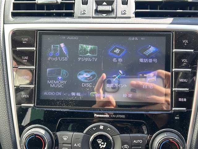 スバル レヴォーグ 1．6GT－S アイサイト 福岡県 2014(平26)年 11.4万km クリスタルホワイトP 純正7型ナビ/【AM/FM/CD/DVD/SD/フルセグTV】/STIフルエアロ/純正18インチSTIホイール/Defiターボメーター/ETC/ダウンヒルアシストコントロール/レーダークルーズコントロール/電動パーキングブレーキ/電動格納ミラー/LEDヘッドライト/フォグランプ/ヘッドライトウォッシャー/純正フロアマット/純正ドアバイザー