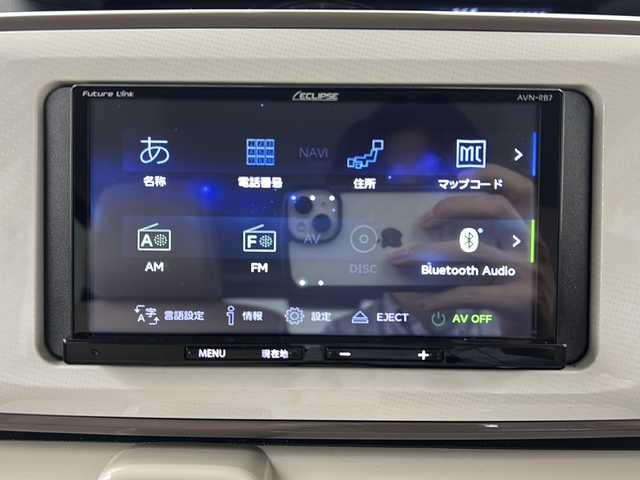 ダイハツ ムーヴ キャンバス G メイクアップ リミテッド　SAⅢ 三重県 2022(令4)年 5.3万km パールホワイトⅢ/ナチュラルベージュマイカメタリック 2トーン 禁煙車/社外ナビ/・CD/AM/FM/Bluetooth/パノラミックビューモニター/運転席シートヒーター/LEDヘッドライト/LEDフォグ/オートライト/オートハイビーム/両側パワースライドドア/プッシュスタート/スマートキー/プリクラッシュセーフティ/ETC/電動格納ミラー