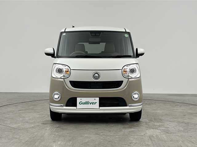 ダイハツ ムーヴ キャンバス G メイクアップ リミテッド　SAⅢ 三重県 2022(令4)年 5.3万km パールホワイトⅢ/ナチュラルベージュマイカメタリック 2トーン 禁煙車/社外ナビ/・CD/AM/FM/Bluetooth/パノラミックビューモニター/運転席シートヒーター/LEDヘッドライト/LEDフォグ/オートライト/オートハイビーム/両側パワースライドドア/プッシュスタート/スマートキー/プリクラッシュセーフティ/ETC/電動格納ミラー