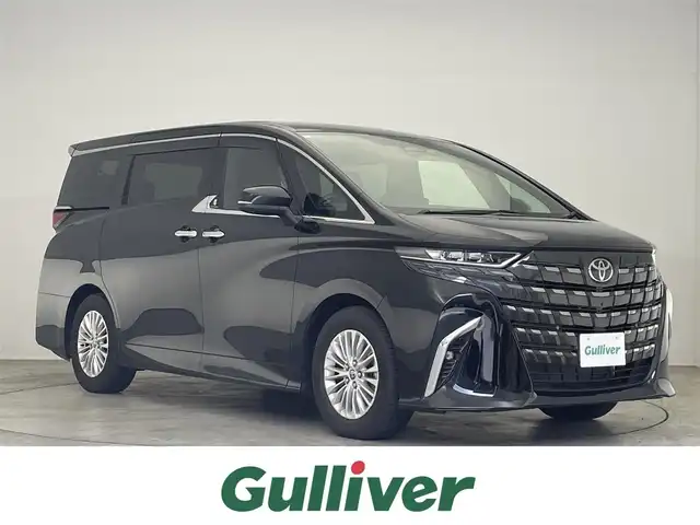 トヨタ アルファード Z 滋賀県 2024(令6)年 0.5万km ブラック 禁煙車/純正ディスプレイオーディオナビ【HDMI/フルセグ】/全方位カメラ/パワーシート(1列目/2列目)/メモリーシート/シートヒーター/ベンチレーション/ハンドルヒーター/パワーバックドア/ブラインドスポットモニター/両側パワースライドドア/スペアキー/ETC2.0
