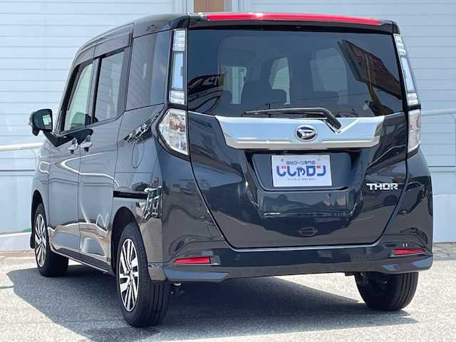 ダイハツ トール カスタムG SAⅡ 富山県 2018(平30)年 7.2万km ブラックマイカメタリック (株)IDOMが運営する【じしゃロン富山店】の自社ローン専用車両になります。こちらは現金またはオートローンご利用時の価格です。自社ローンご希望の方は別途その旨お申し付け下さい/純正メモリナビ/FM/AM/フルセグ/CD/DVD/SD/USB/Bluetooth/スマートアシストII/クルーズコントロール/横滑り防止/バックセンサー/バックカメラ/ETC/アイドリングストップ/両側パワースライドドア/オートライト/フォグランプ/ドアバイザー/プッシュスタート/スマートキー/スペアキー1本/取説