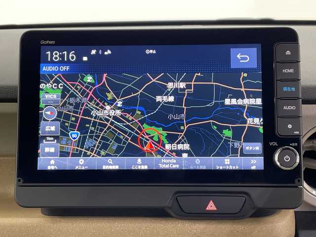 ホンダ Ｎ ＢＯＸ 栃木県 2024(令6)年 0.8万km ルナシルバーM 9型純正ナビ/（CD/DVD/Bluetooth/TV/USB/Applecarplay/AndroidAuto)/バックカメラ/ステアリングリモコン/ETC/前方ドライブレコーダー/アダプティブクルコン/前席シートヒーター/両側パワースライドドア/シートリフター/オートリトラミラー/LEDヘッドライト/ホンダセンシング/・衝突軽減ブレーキ/・パーキングセンサー警報/・踏み間違い衝突軽減システム/・路外逸脱抑制機能/スマートキー