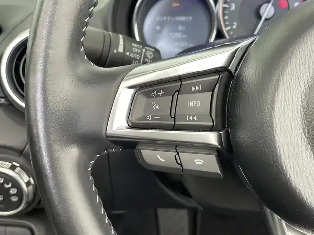 マツダ ロードスター S レザーパッケージ 大分県 2022(令4)年 4.2万km ジェットブラックマイカ ワンオーナー/6速MT/マツダコネクトナビ/AM/FM/CD/DVD/BT/フルセグTV/バックカメラ/コーナーセンサー/衝突被害軽減ブレーキ/車線逸脱防止警報/LEDヘッドライト/前ドライブレコーダー/ETC/レザーシート/前席シートヒーター/クルーズコントロール/純正フロアマット/スペアキー