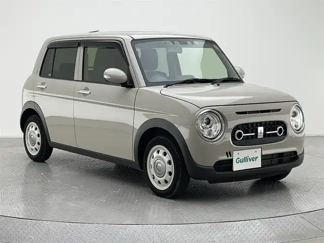 スズキ ラパン ＬＣ X 兵庫県 2022(令4)年 1.7万km フォーンベージュM 純正8インチSDナビ/(CN-RZ876)/フルセグ CD DVD BT MSV USB/バックカメラ/衝突軽減ブレーキ/LDA/コーナーセンサー/ビルトインETC/LEDヘッドライト/オートライト/オートハイビーム/ハーフレザーシート/シートヒーター/純正ドアバイザー/スマートキー