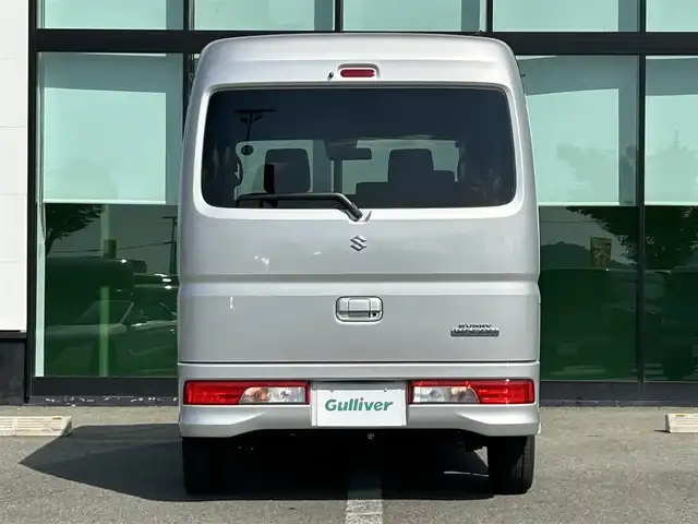 スズキ エブリィ ワゴン JPターボ 和歌山県 2018(平30)年 5.6万km シルキーシルバーメタリック 社外7インチナビ/Bluetooth/CD/衝突軽減カメラ/フルオートエアコン/リア送風システム/パワーウィンドウ/パワーステアリング/ヘッドライトレベライザー/横滑り防止機能/ハイルーフ/ドアバイザー/プッシュスタート/スマートキー